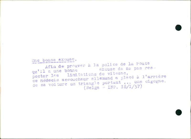 A valid excuse - Vintage Photograph