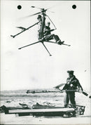 Ultralight one-person helicopter - Vintage Photograph