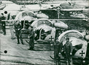 Handover of 4 American helicopters to German army - Vintage Photograph