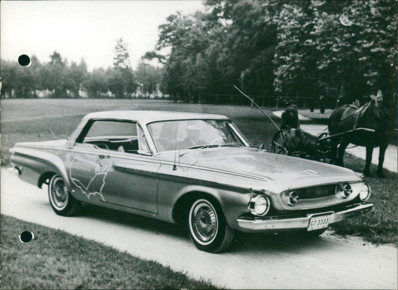 "Turbo Dart" Turbine car produced by Chrysler - Vintage Photograph