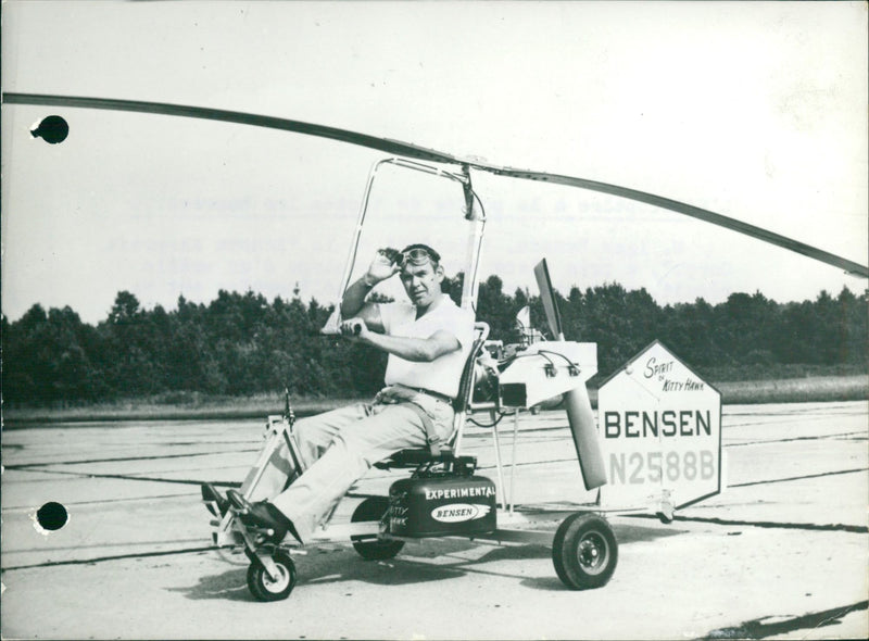 Helicopter for all budgets - Vintage Photograph