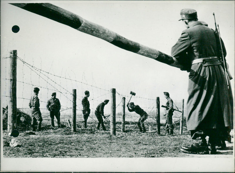 A new iron curtain - Vintage Photograph