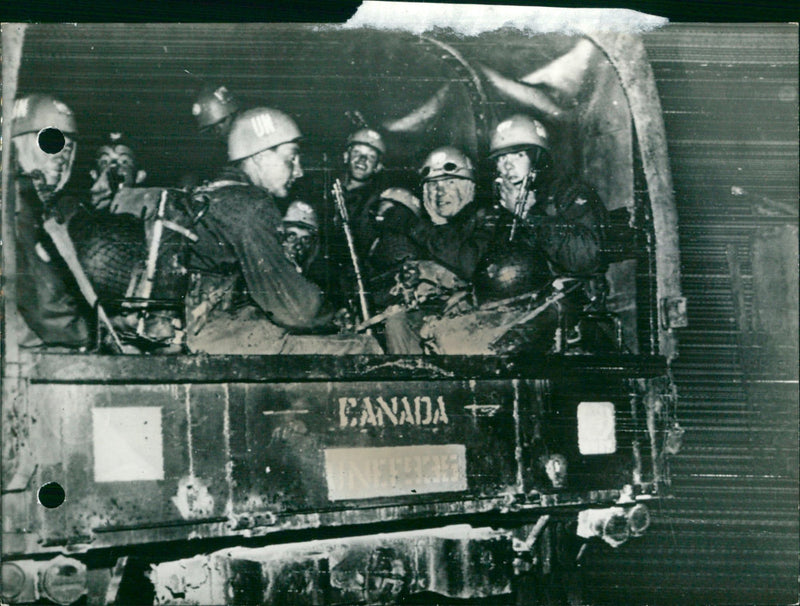 United Nations peacekeepers - Vintage Photograph