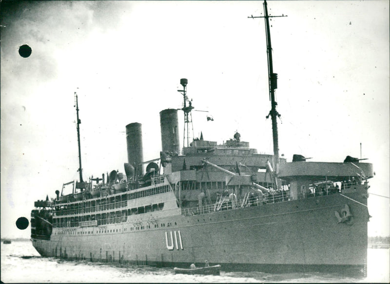 The Brazilian training ship "Duque de Caxias" - Vintage Photograph