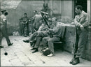 The shooting events of the international military pentathlon - Vintage Photograph