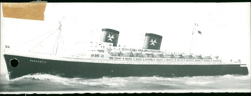 The largest German liner - Vintage Photograph