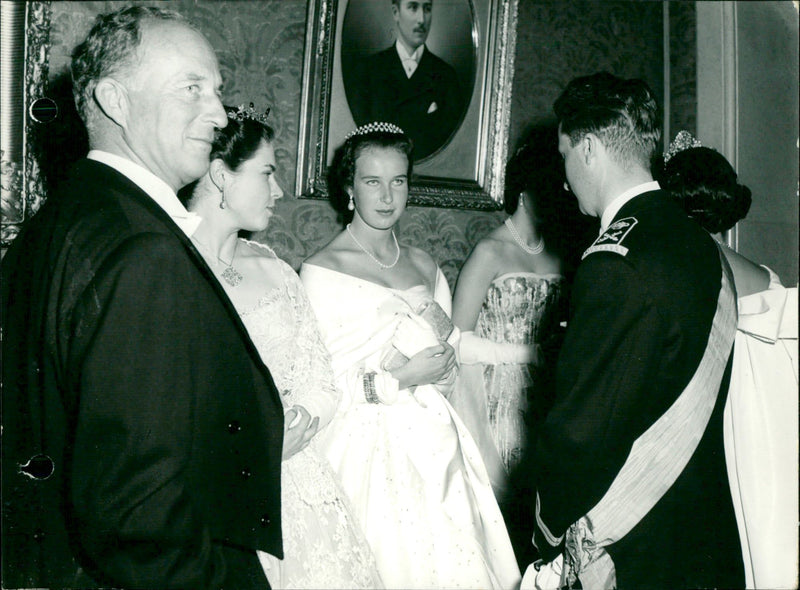 King Leopold III, Princess Isabelle, Princess Marie-Gabrielle, Prince Albert - Vintage Photograph