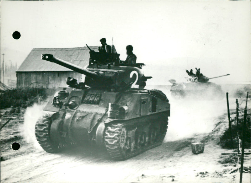 An Israeli tank - Vintage Photograph