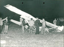 A Cessna helicopter crashed in Hoevenen - Vintage Photograph