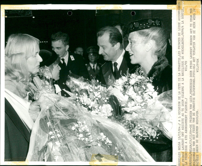 Prince Laurent, Princes of Liege, Princess Claire - Vintage Photograph