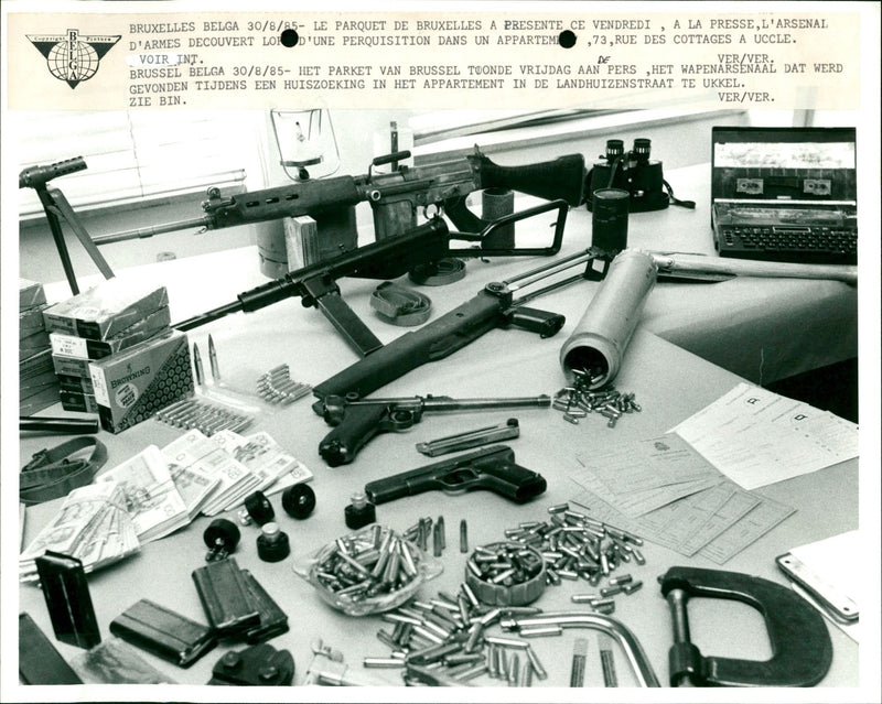 Arsenal of weapons - Vintage Photograph