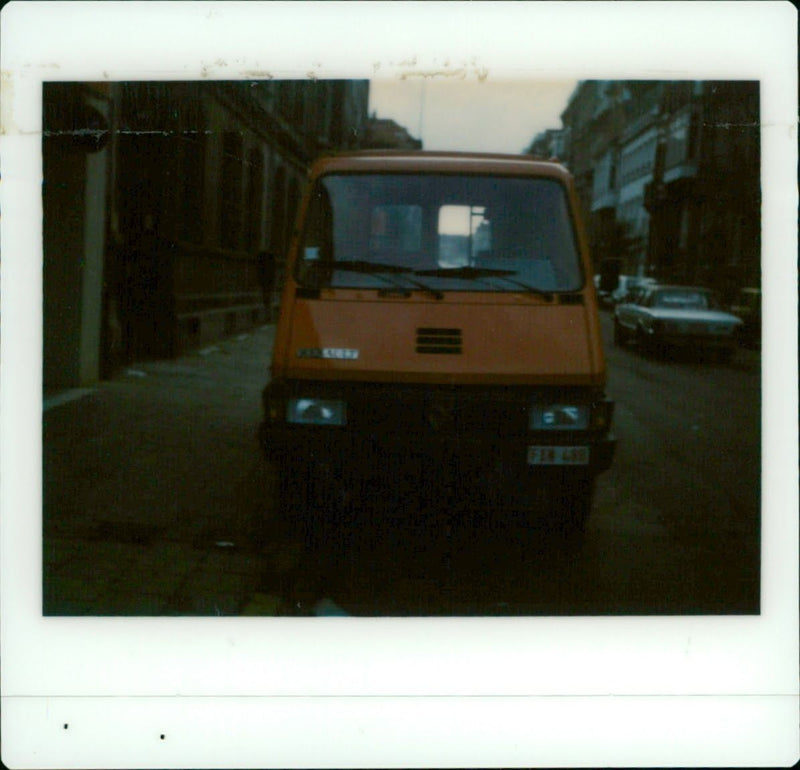 Renault van - Vintage Photograph