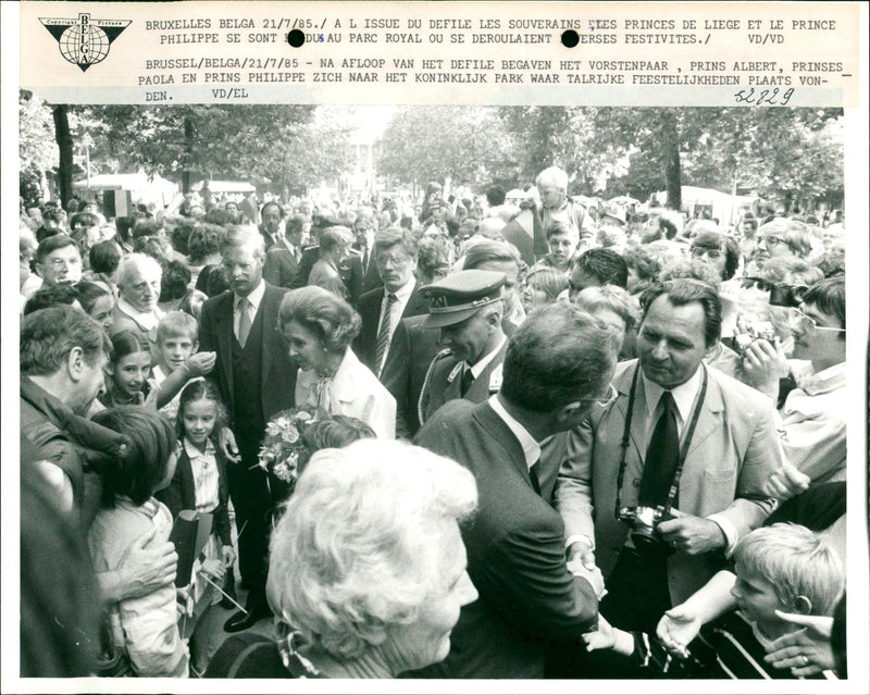 21st of July Parade and Park (festivities) - Vintage Photograph