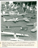 Model planes - Vintage Photograph