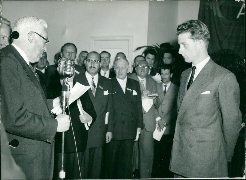 Prince Albert and Lucien Beckers - Vintage Photograph