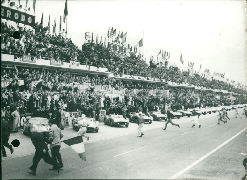 24h of Le Mans. - Vintage Photograph