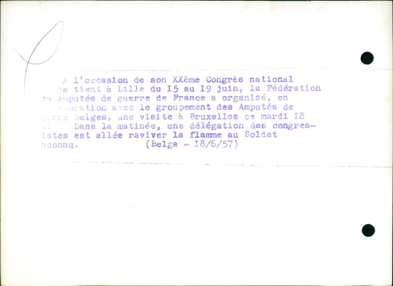 War amps rekindle the flame of the Unknown Soldier. - Vintage Photograph