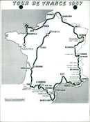 Tour de France 1957 - Vintage Photograph