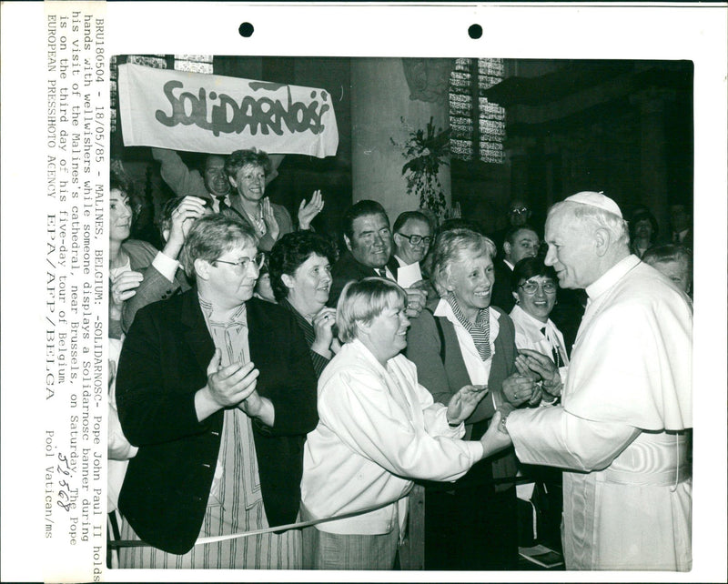 The Pope in Mechelen - Vintage Photograph