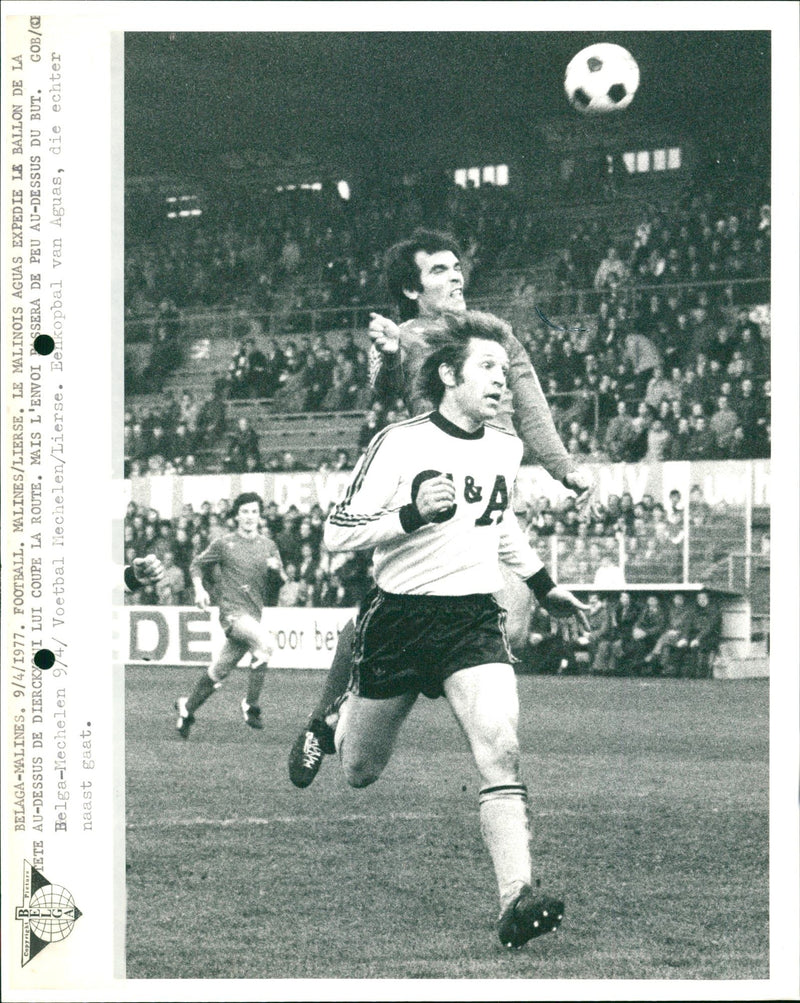 Belgian Soccer: KV Mechelen vs Lierse SK - Vintage Photograph