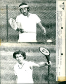Tennis: International championships of Belgium - Vintage Photograph