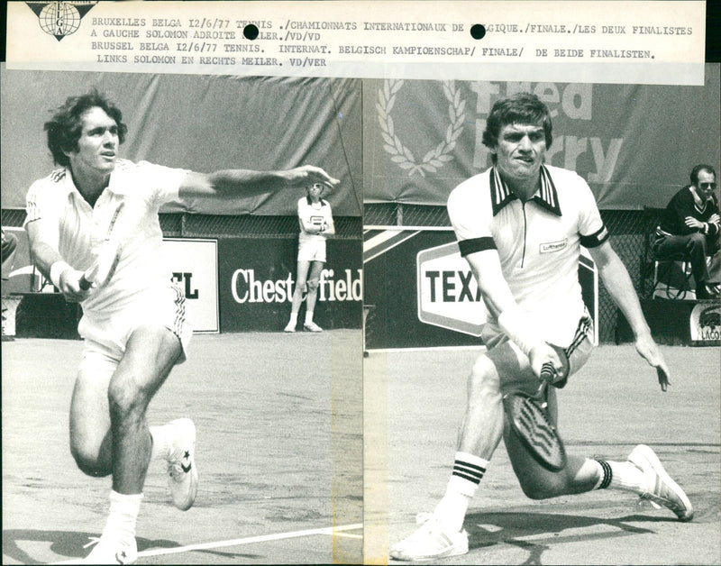 Tennis: International Belgian Championships Final - Vintage Photograph