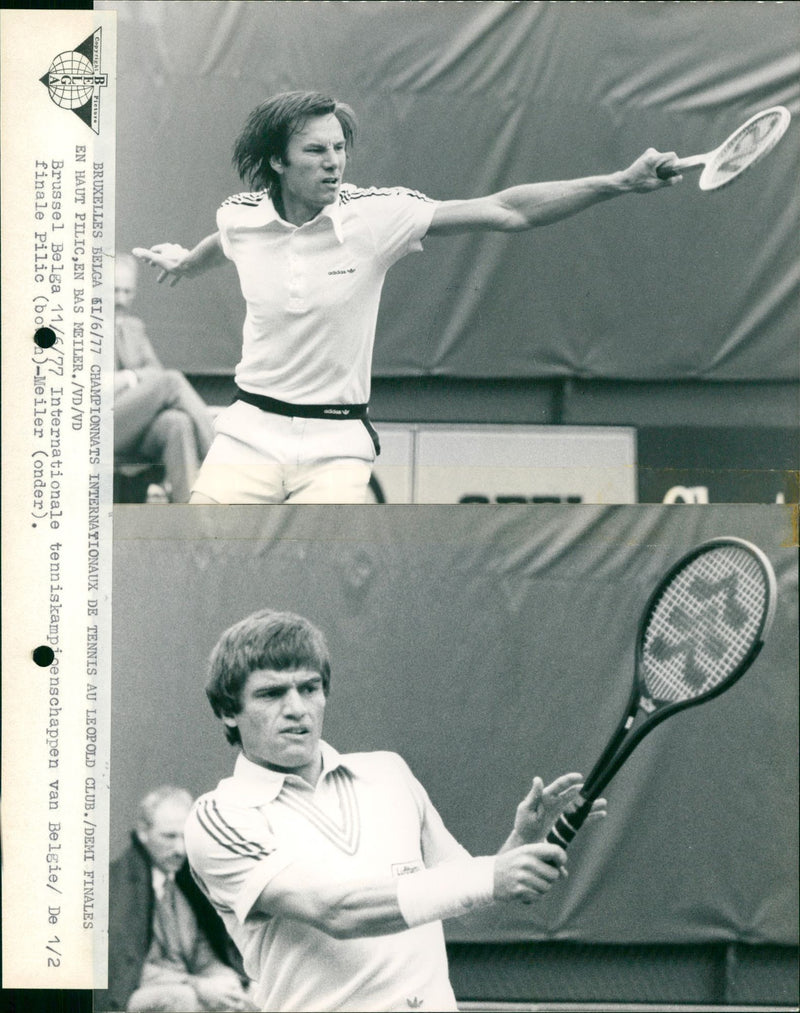 Tennis: International Belgian Championships Semi Final - Vintage Photograph
