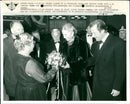 Princess Paola, Prince Albert attend concert. - Vintage Photograph