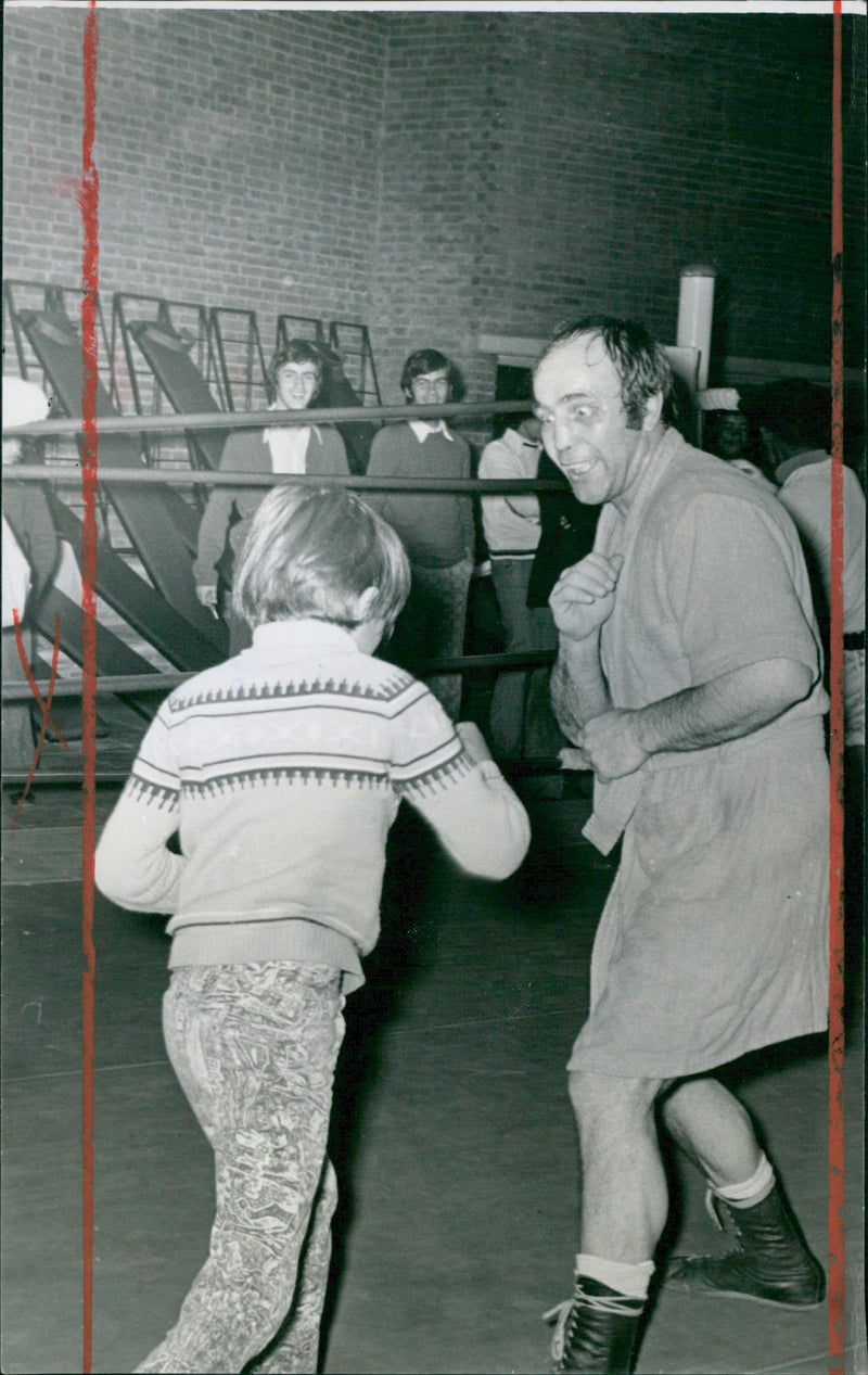 Durelly in training - Vintage Photograph