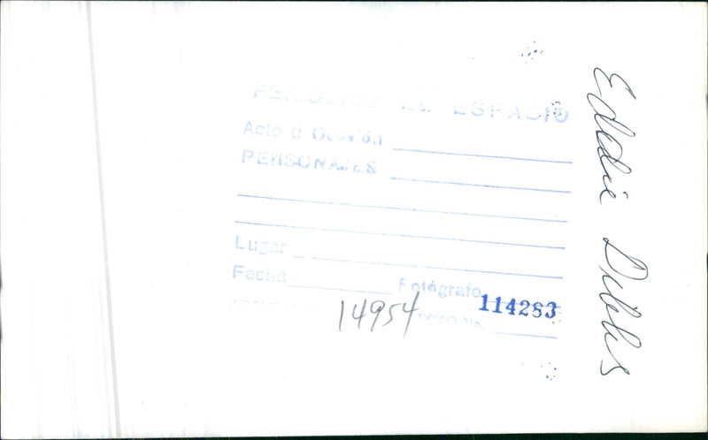 Eddie Dibbs - Vintage Photograph