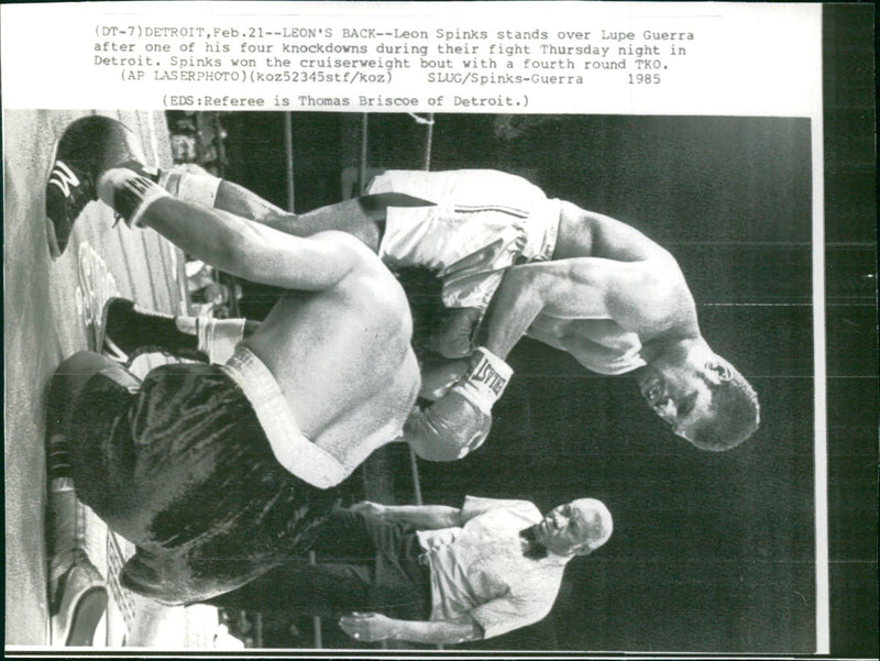 Leon Spinks - Vintage Photograph