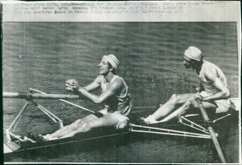 Panamerican Games- Rowing - Vintage Photograph