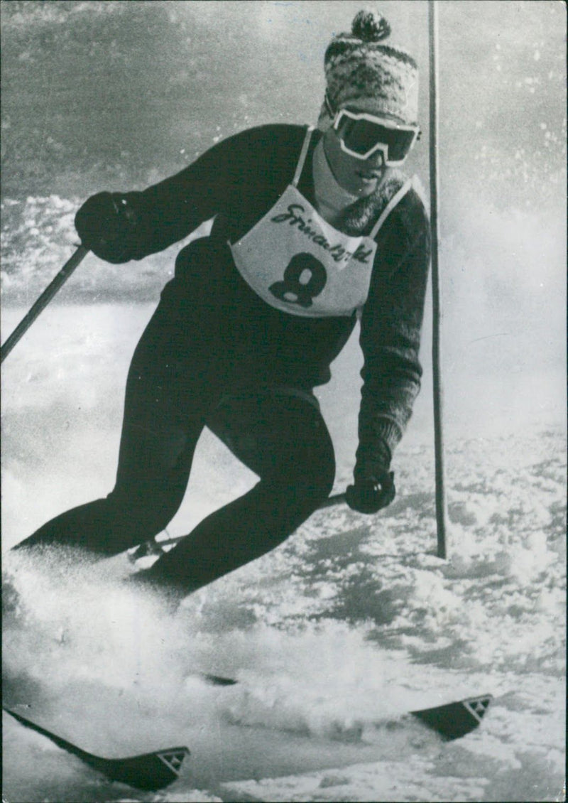 Skiing - Vintage Photograph