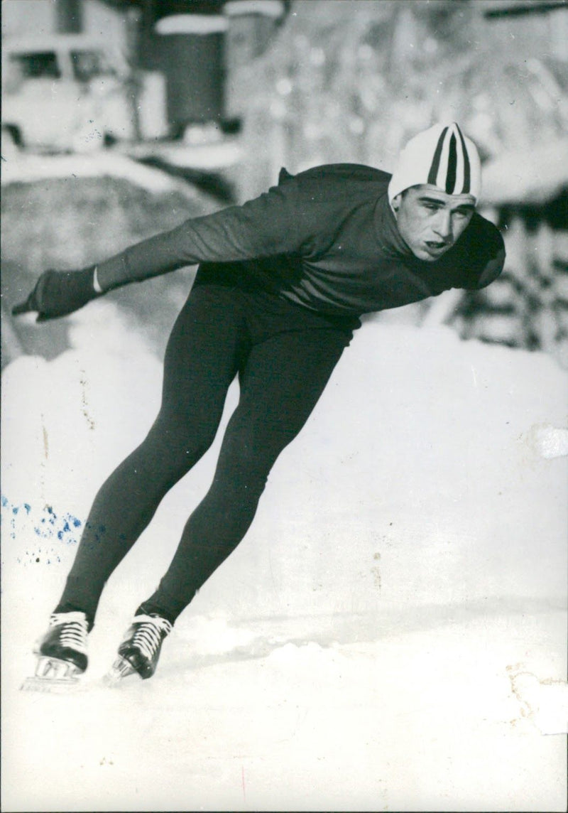 Winter Olympics in Grenoble - Vintage Photograph