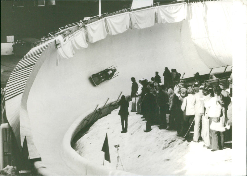 Bobsled - Vintage Photograph