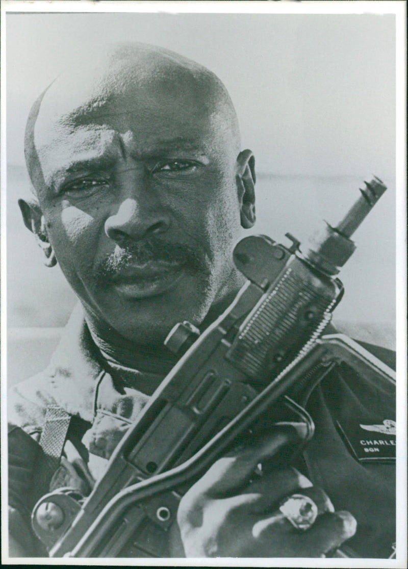 Louis Gossett Jr. in the Film Eagle Steel - Vintage Photograph