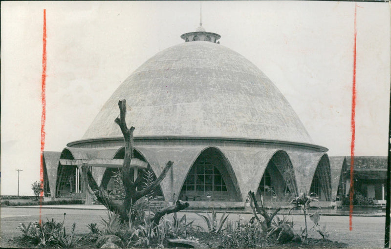 Venue of the 2nd Episcopal Conference of Latin American - Vintage Photograph