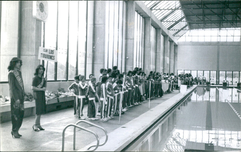 Youth Swimming - Vintage Photograph