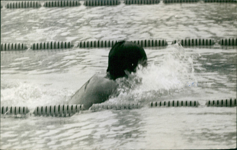 Swimming - Vintage Photograph