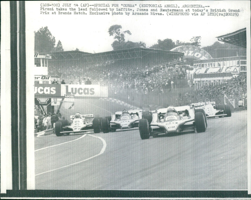 British Grand Prix at Brands Hatch - Vintage Photograph