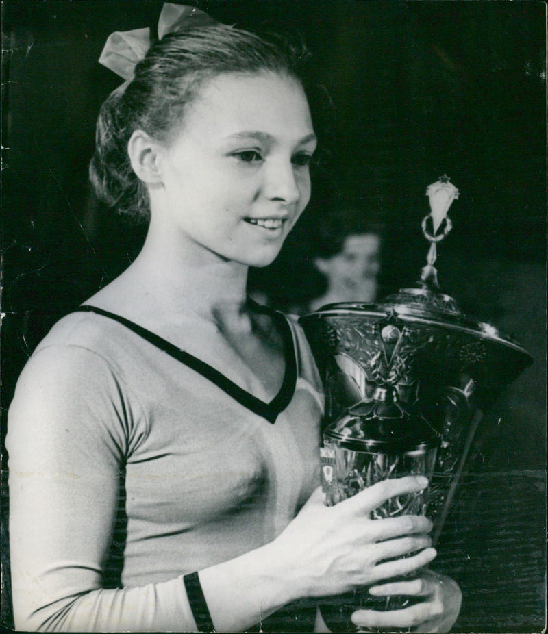 Natasha Kuchinskaia- Gymnast - Vintage Photograph