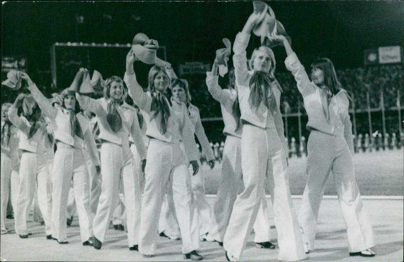 World Cup Swimming Cali 1975 opening ceremony - Vintage Photograph