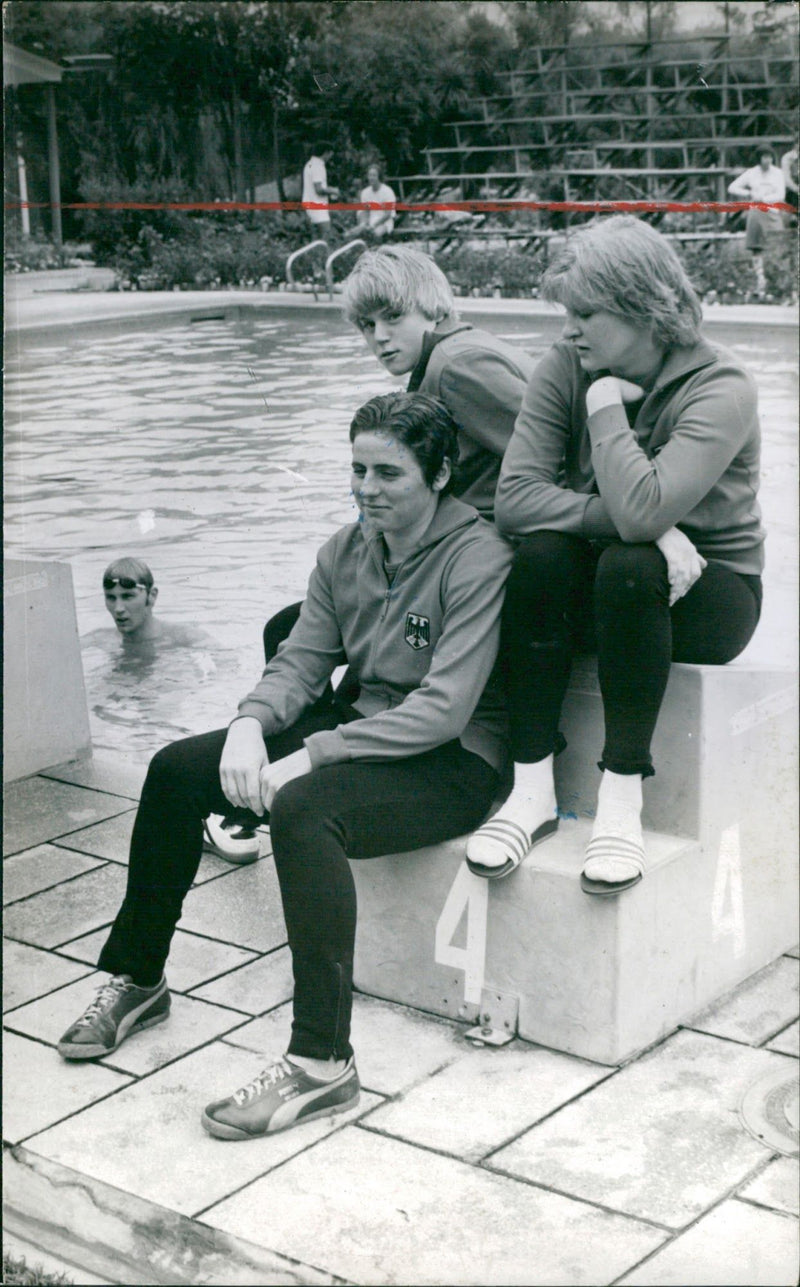 Swimming Team - Vintage Photograph