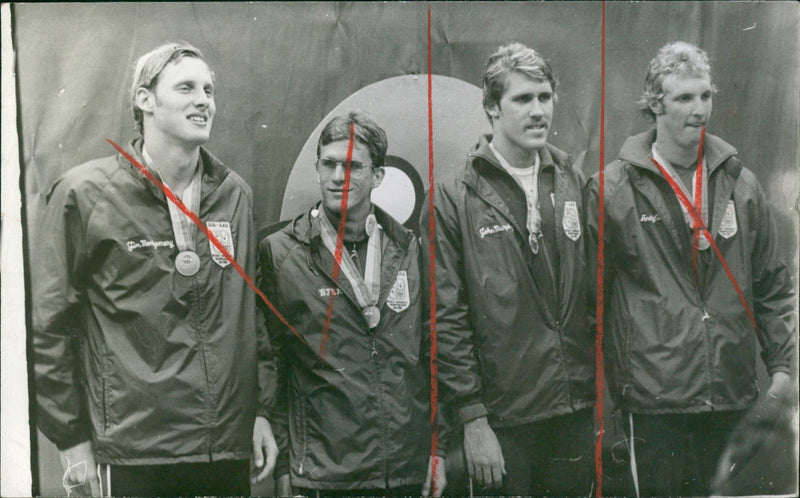 Cali world cup swimming competition - Vintage Photograph