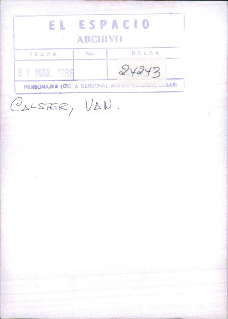 Guido Van Calster - Vintage Photograph