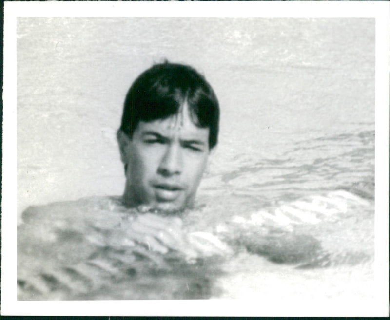 Swimming - Vintage Photograph