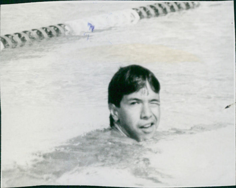 Swimming - Vintage Photograph