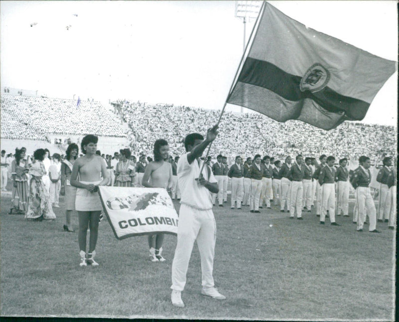 Colombian Sports Delegates - Vintage Photograph