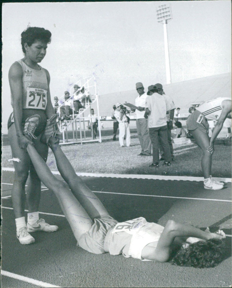 Partcipants in the 1989 Bolivarian Games - Vintage Photograph