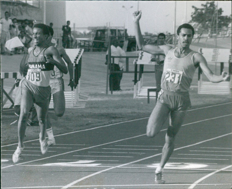 Athletics Competition in the 1989 Bolivarian Games - Vintage Photograph